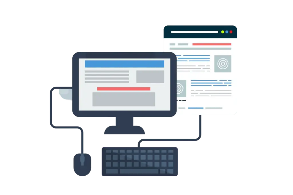 illustrazione sito web - web agency